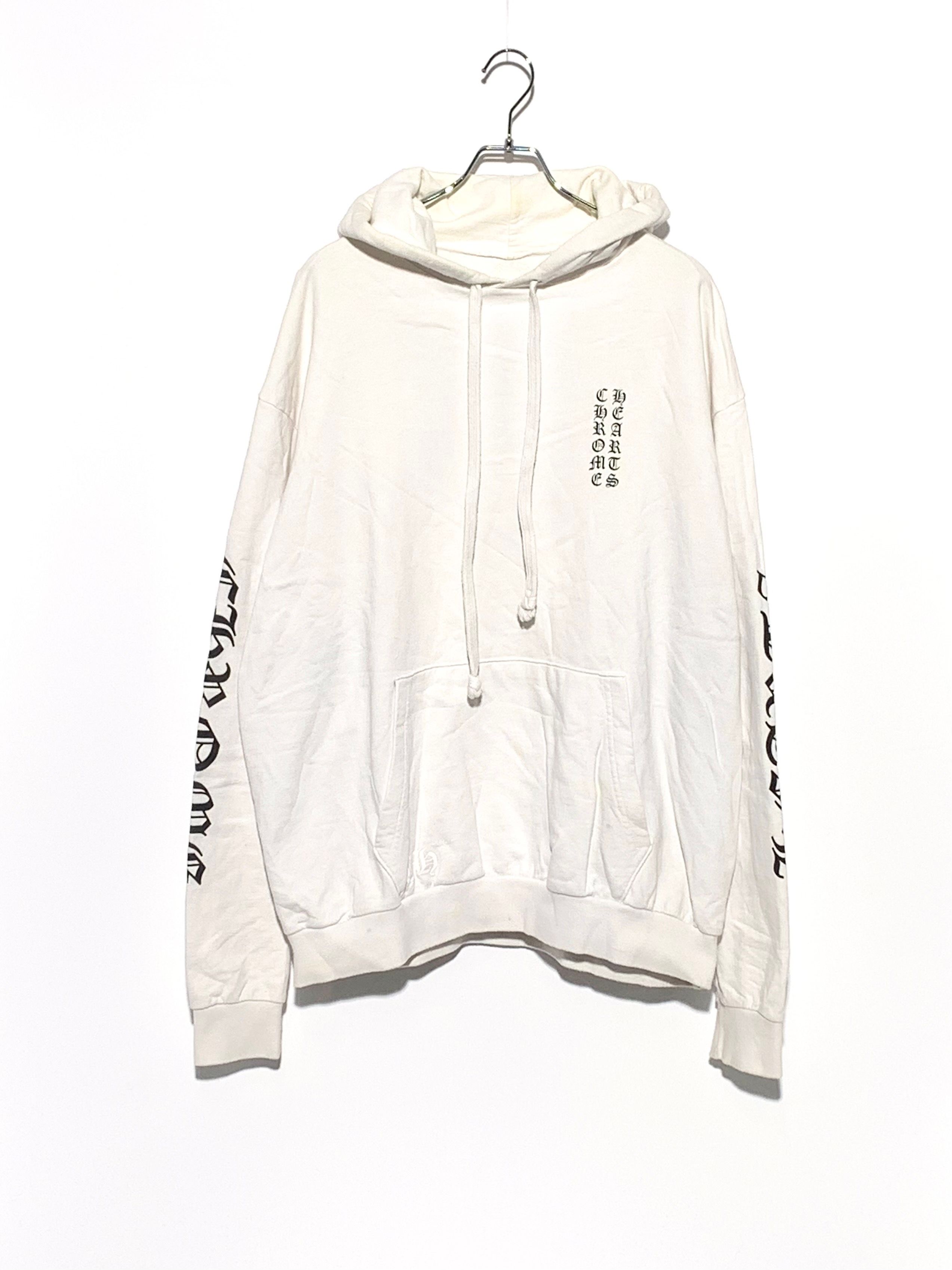 Chrome Hearts Vertical LongHoodie White