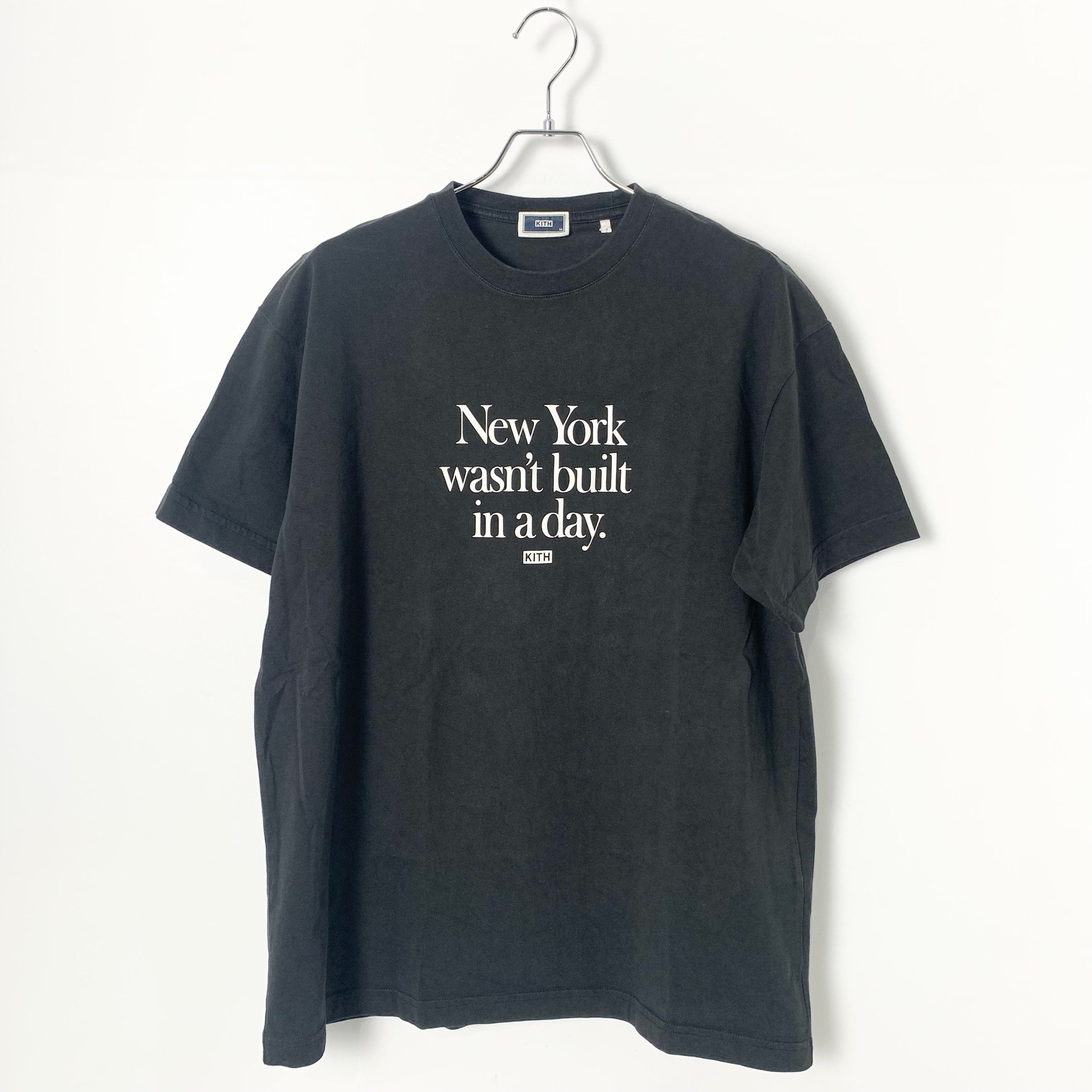 KITH New York wasn't built in a day Tee Black