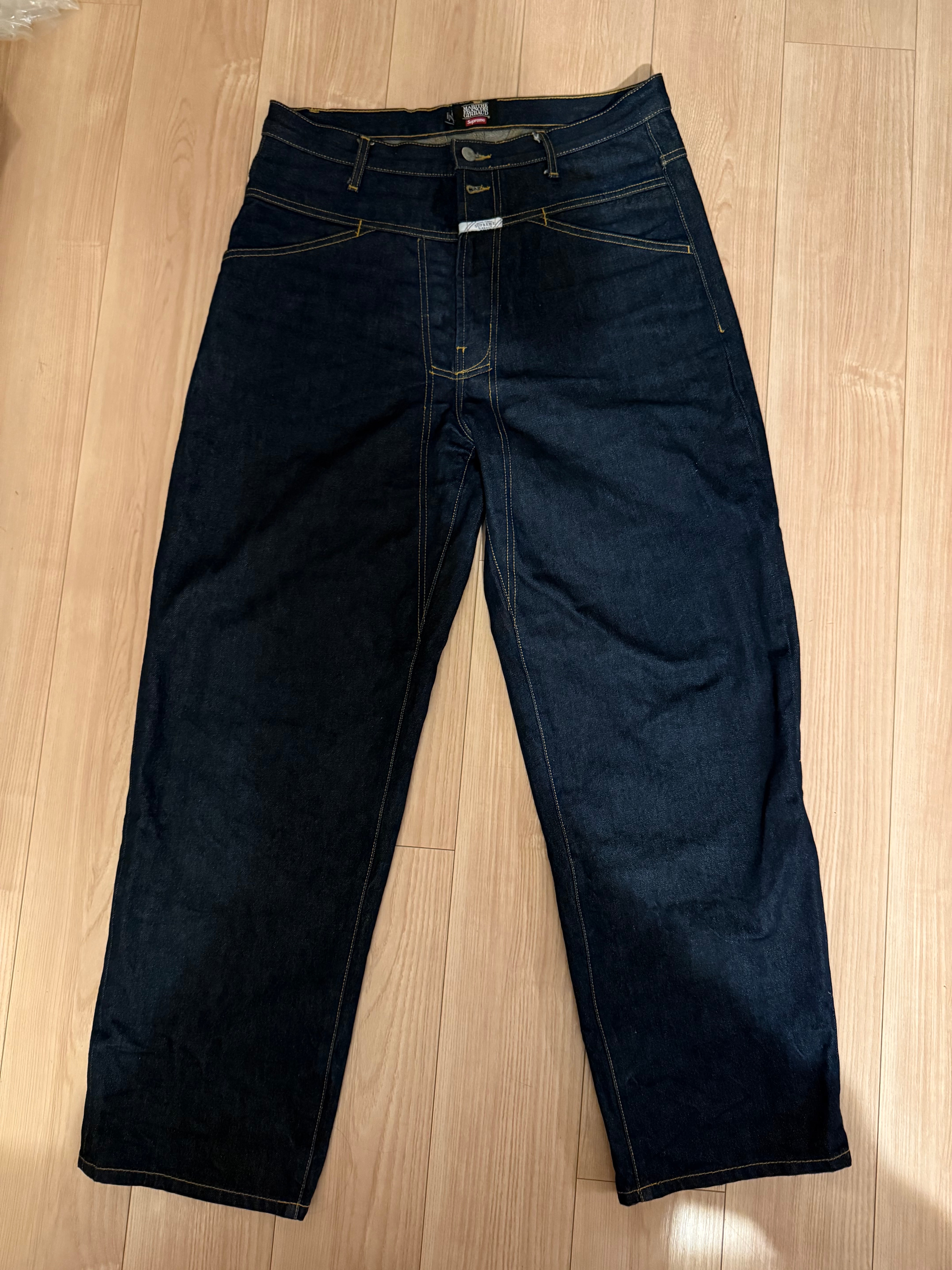 Supreme x Marithe + Francois Girbaud X-Seam Baggy Jean "Rigid Indigo"