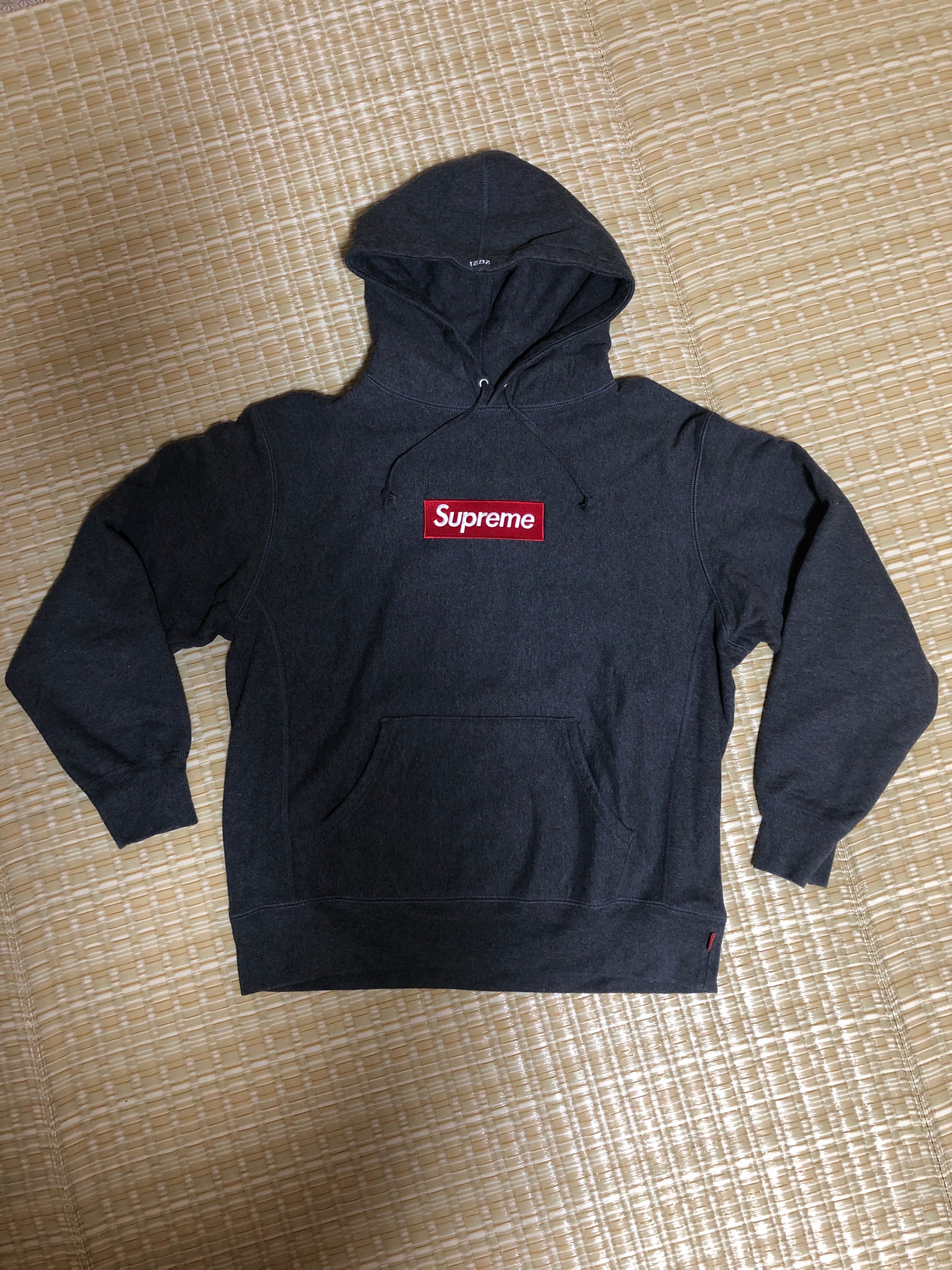Supreme Box Logo Hooded Sweatshirt "Charcoal" (21FW)