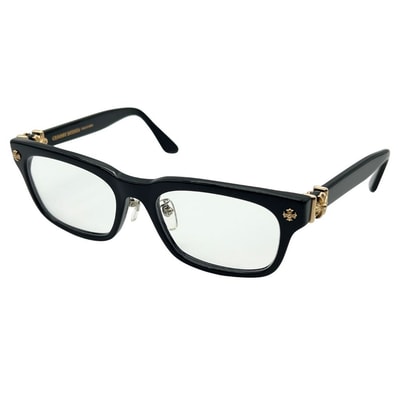 CHROME HEARTS クロムハーツ VAGILANTE CH PLUS EYEWEAR BK×GP メガネ 眼鏡 度入りレンズ ギャラ付属 41321
