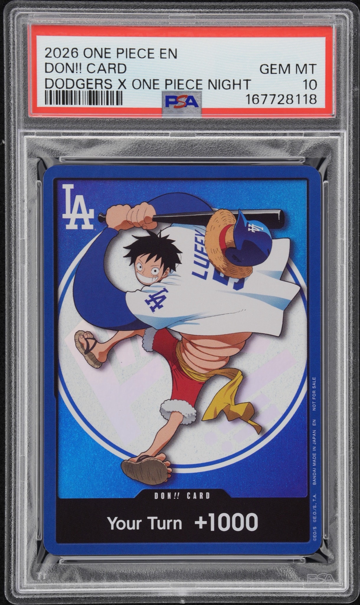 PSA10】モンキー・D・ルフィ P [P-106](プロモーションカード