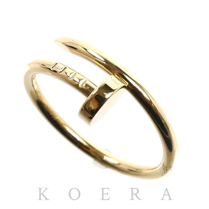 CARTIER カルティエ K18YG イエローゴールド ジュストアンクル SM リング・指輪 B4225953 13号 53 3.5g レディース【中古】