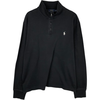 古着 ラルフローレン Ralph Lauren POLO RALPH LAUREN ハーフジップ ロングTシャツ ロンT メンズXL相当/eaa616488