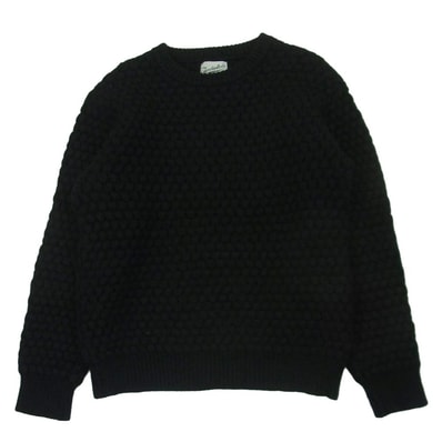 TENDERLOIN テンダーロイン 16AW T-SWEATER POPCORN ポップコーン クルーネック セーター ニット ブラック系 M【中古】