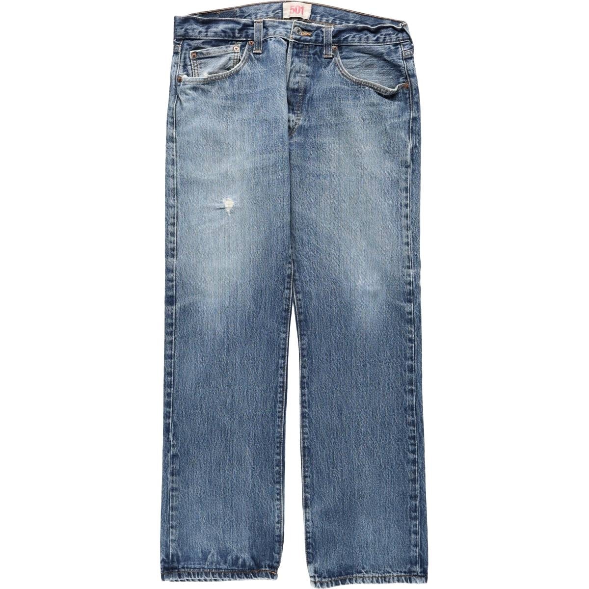 古着 リーバイス Levi's リーバイス501 STRAIGHT LEG BUTTON-FLY ストレートデニムパンツ メンズw34相当/eaa668250