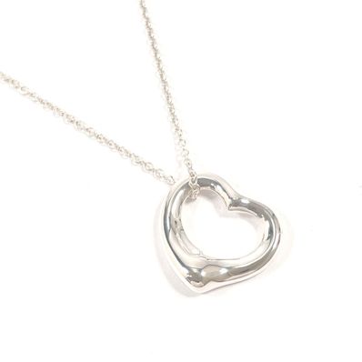 ティファニー ネックレス オープンハート エルサペレッティ シルバー