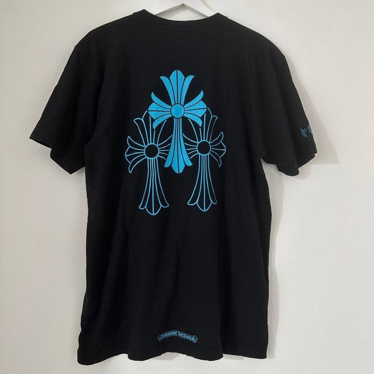 Chrome Hearts 3 Cemetery Cross Logo S/S T-Shirt "Black"