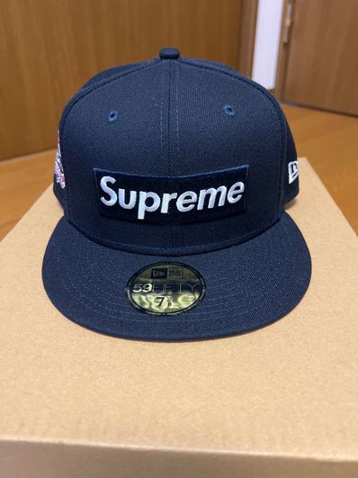 Supreme No Comp Box Logo New Era "Navy"