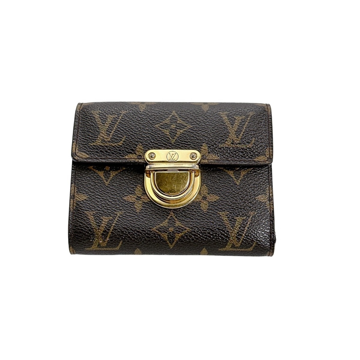 ルイヴィトン LOUIS VUITTON 小銭入れ付 M58013 モノグラム 三つ折り財布