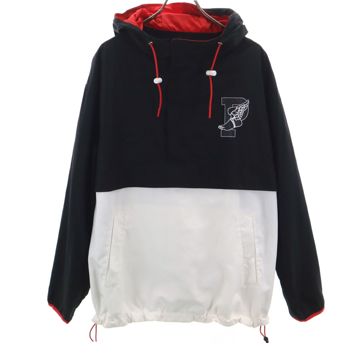 POLO RALPH LAUREN ポロラルフローレン Pウィング アノラックパーカー M ブラック プルオーバー