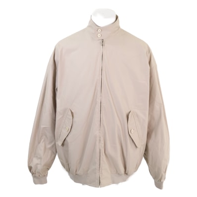 プラダ 国内正規 SGC245 23SS ベージュ コットンブレンド ボンバージャケット M