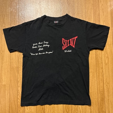 SAINT MICHAEL Tシャツ XLサイズ ブラック