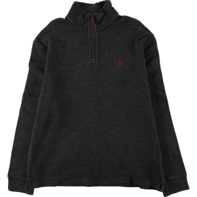 古着 ラルフローレン Ralph Lauren POLO RALPH LAUREN ハーフジップスウェットシャツ トレーナー メンズL相当/eaa418742