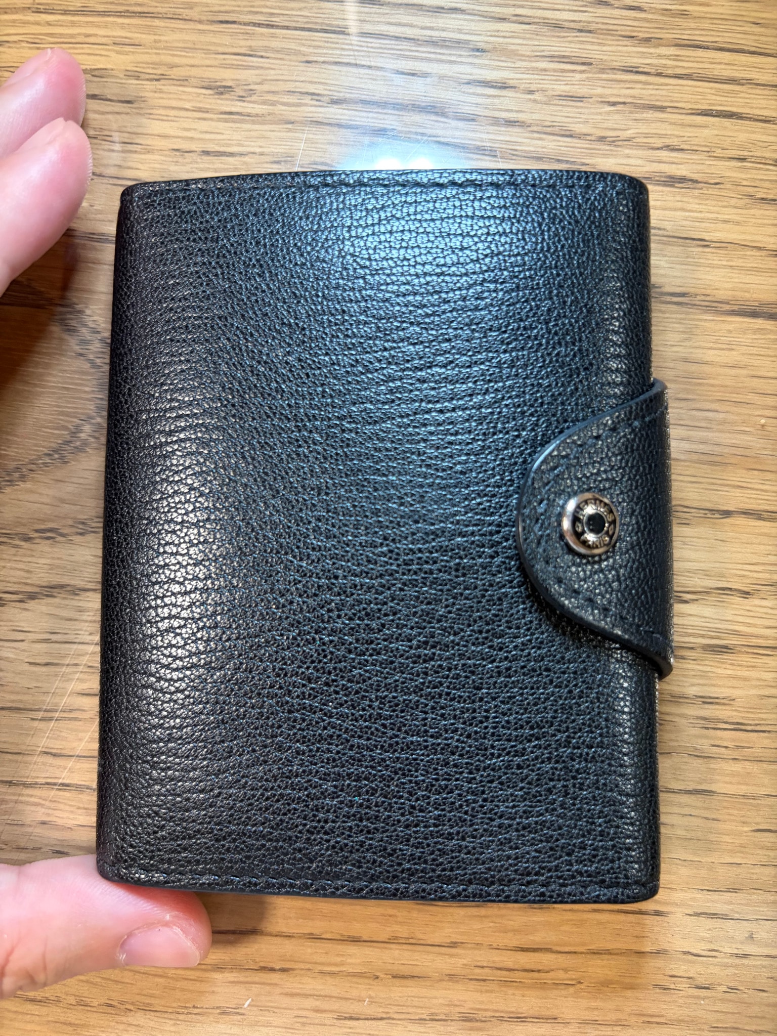 Hermes Iliade Compact Card Case "Black"