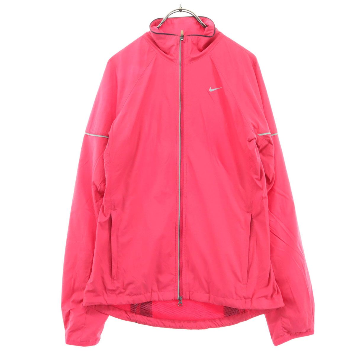 美品 NIKE ナイキ スウッシュ 長袖 トラックジャケット S ピンク ジャージ
