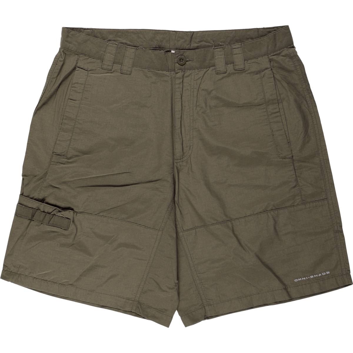 古着 コロンビア Columbia PFG OMNI-SHADE オムニシェイド リップストップ ナイロンショーツ ショートパンツ メンズw36相当/eaa669748