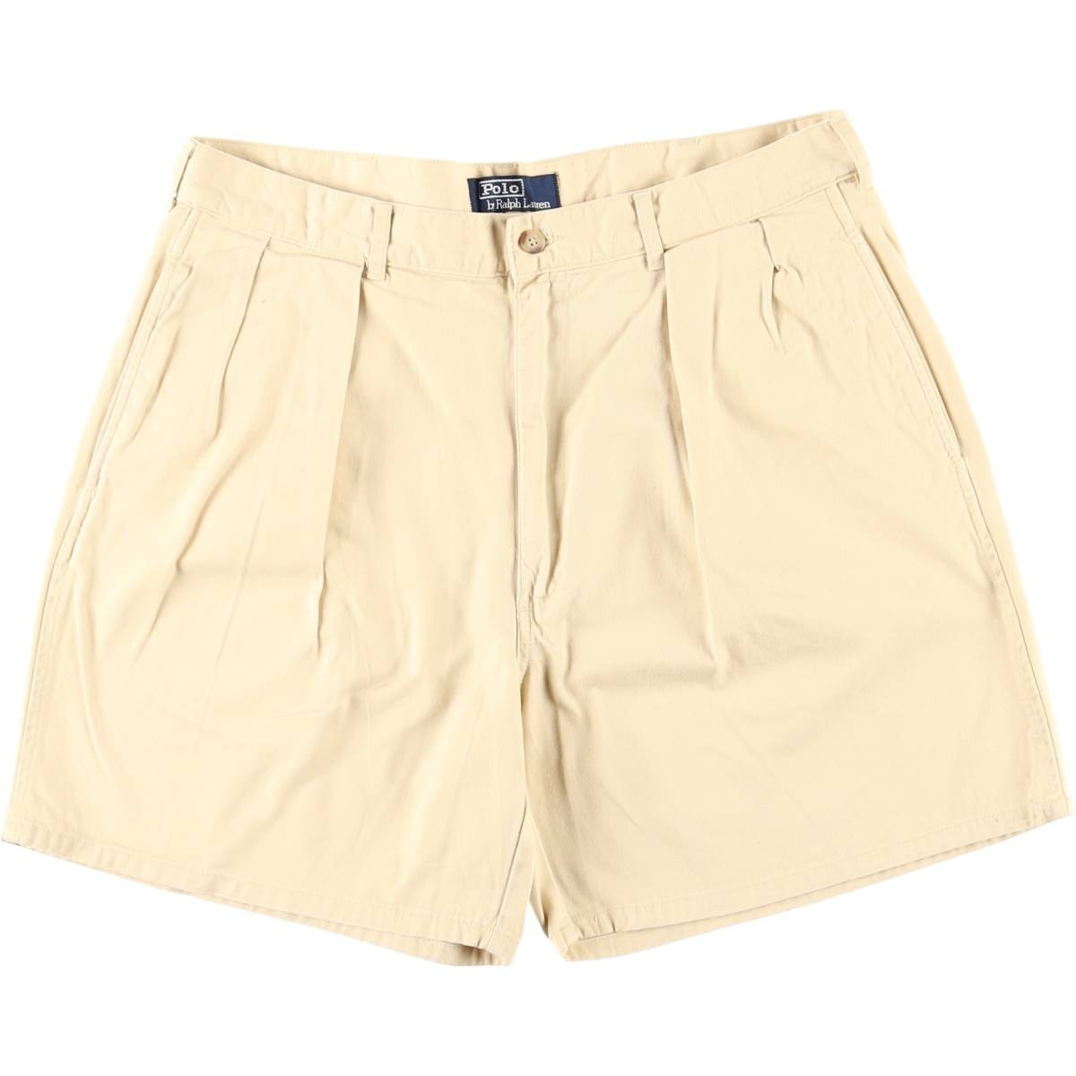 古着 ラルフローレン Ralph Lauren POLO by Ralph Lauren ツータック チノショーツ ショートパンツ メンズw36相当/eaa626545
