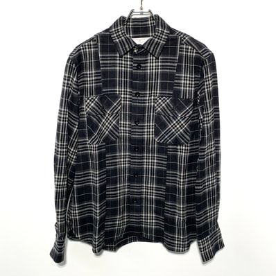 sacai Plaid Flannel Shirt "Black"