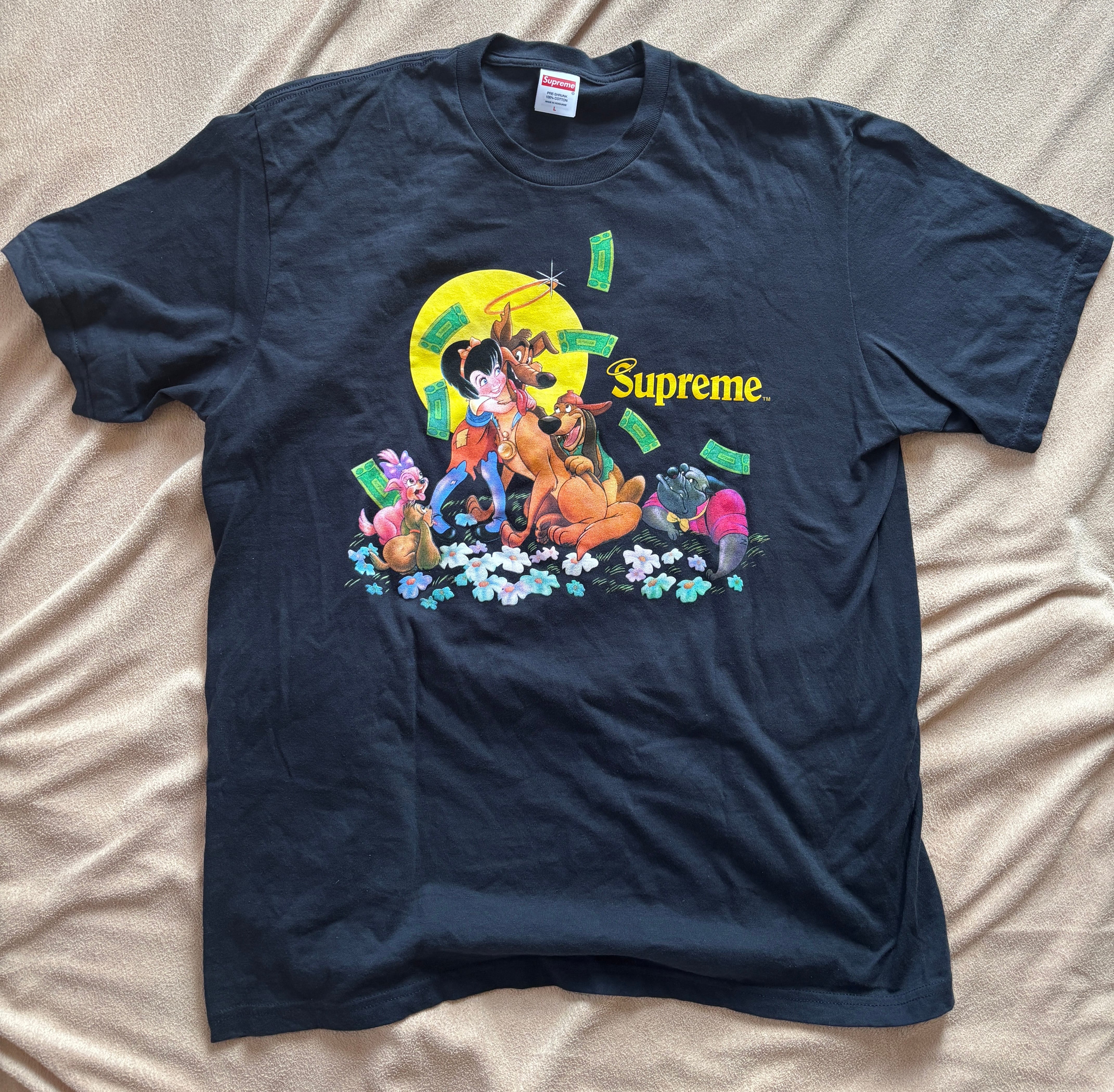 Supreme All Dogs Go To Heaven Tee "Navy"
