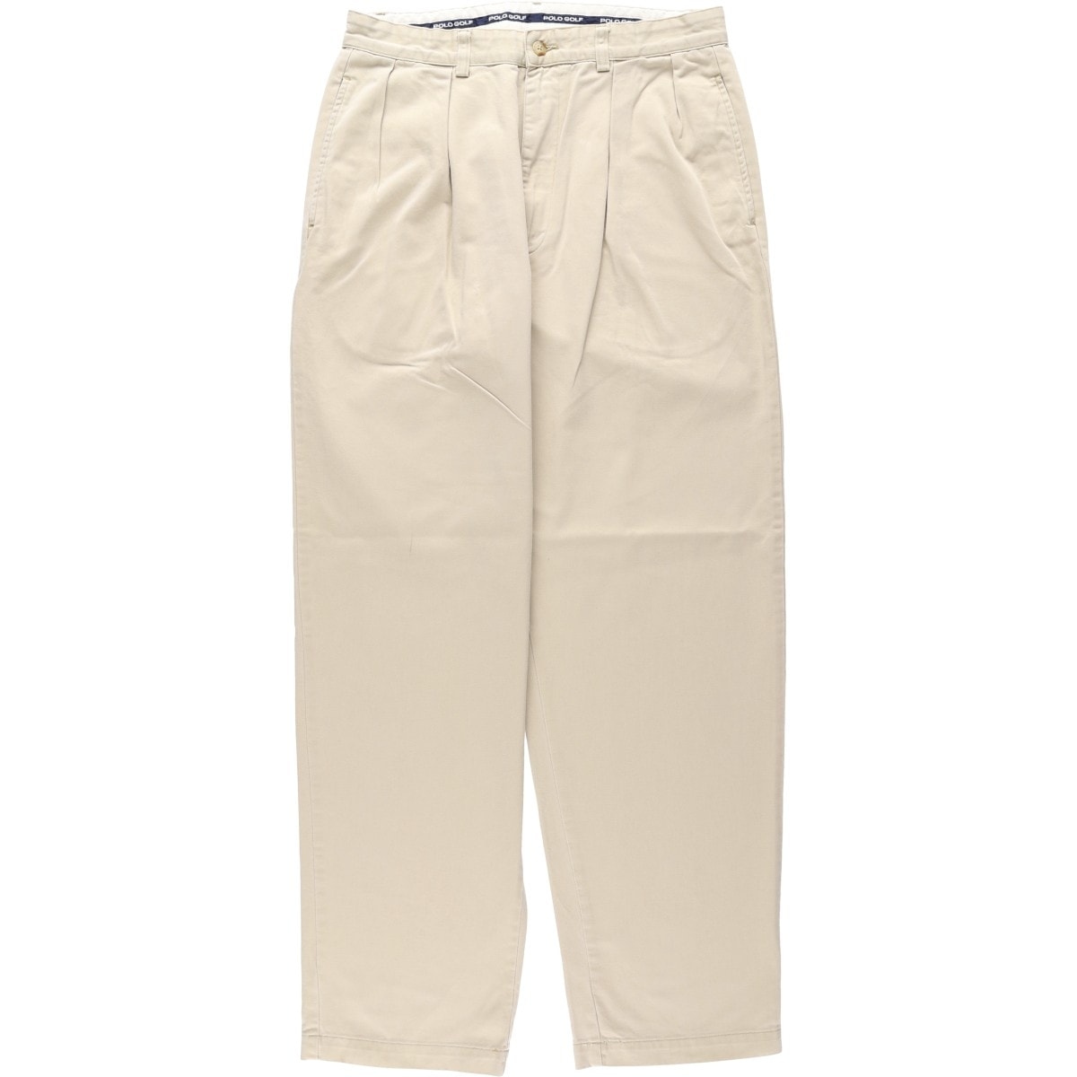 古着 ラルフローレン Ralph Lauren POLO GOLF ポロゴルフ ツータック チノパンツ メンズw32相当/eaa634970