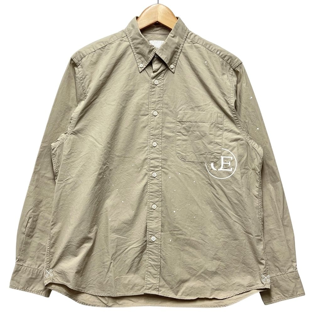 UNIFORM EXPERIMENT ユニフォームエクスペリメント 21SS ドリッピング BDシャツ 56485