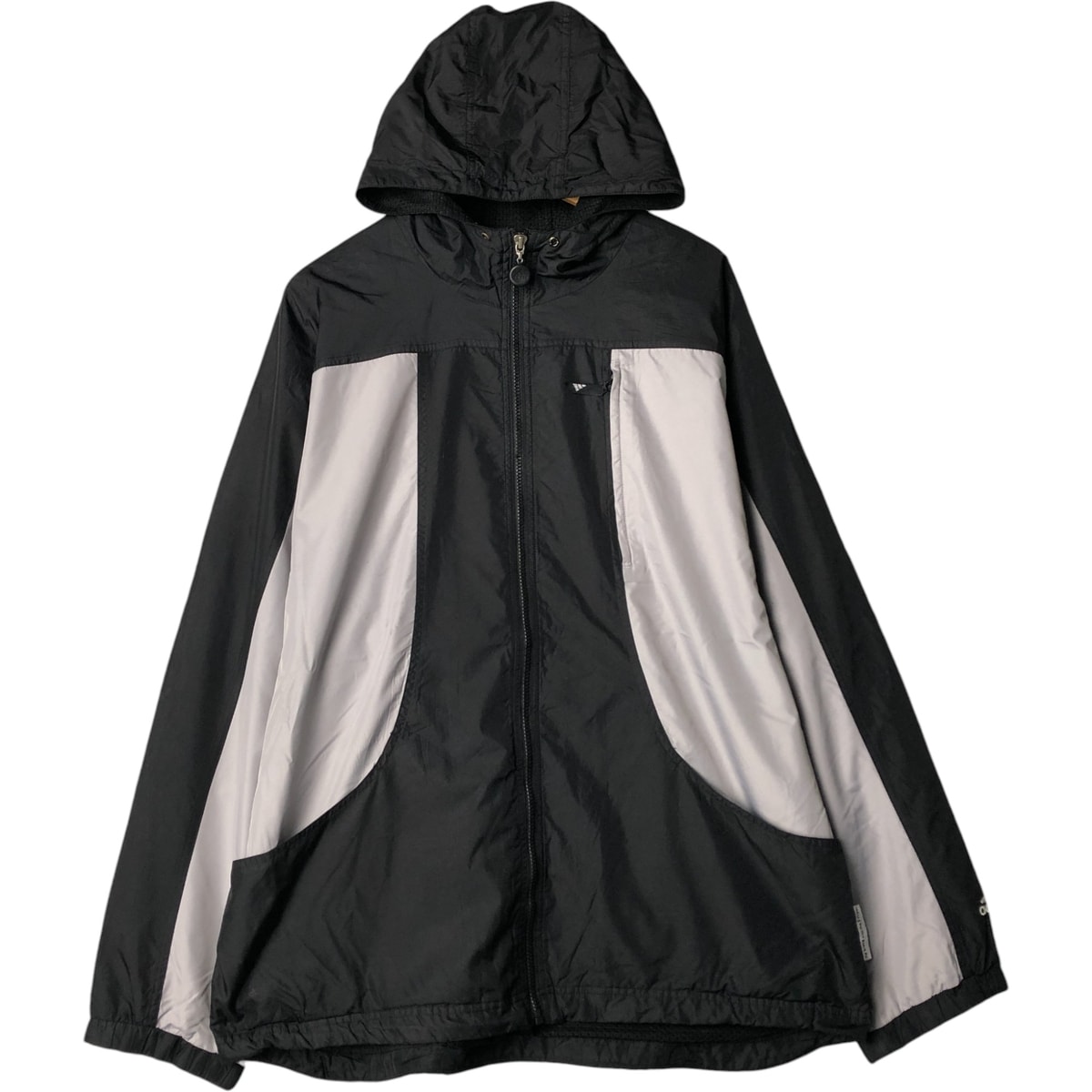 古着 90年代 アディダス adidas フード付き ウインドブレーカー メンズXL相当 ヴィンテージ/eaa581763