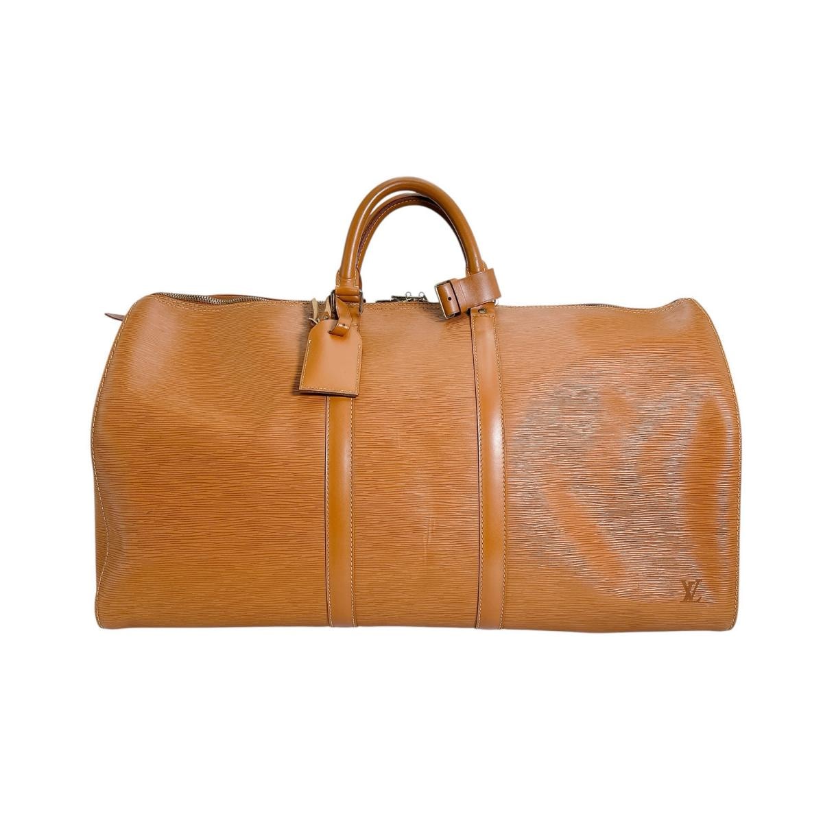 ルイヴィトン LOUIS VUITTON キーポル55 M42958 エピ ボストンバッグ