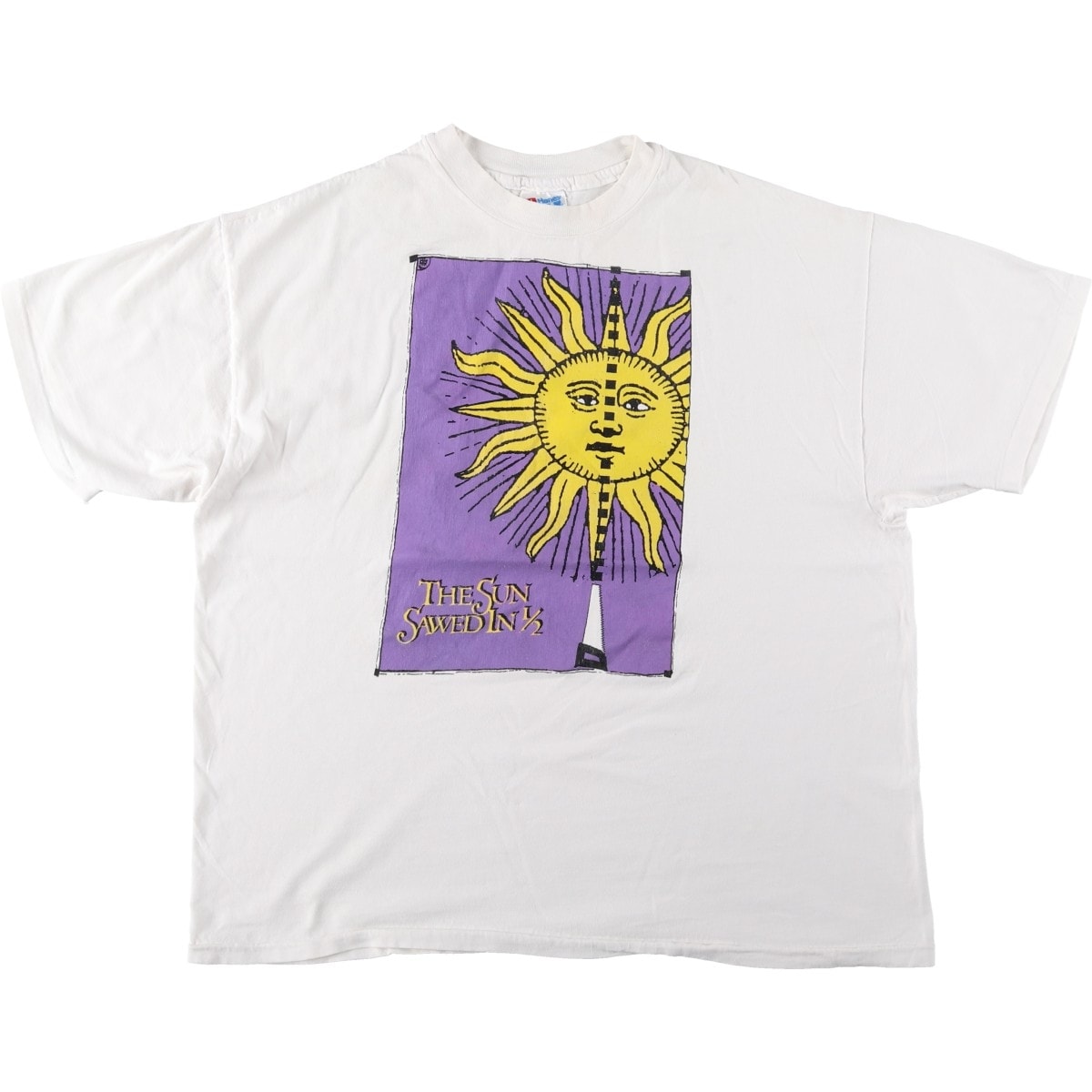 古着 90年代 ヘインズ Hanes The Sun Sawed in 1/2 バンドTシャツ バンT USA製 メンズXL相当 ヴィンテージ/eaa661424