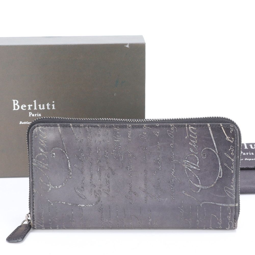 ■美品 ベルルッティイタウバ カリグラフィ長財布 レザー