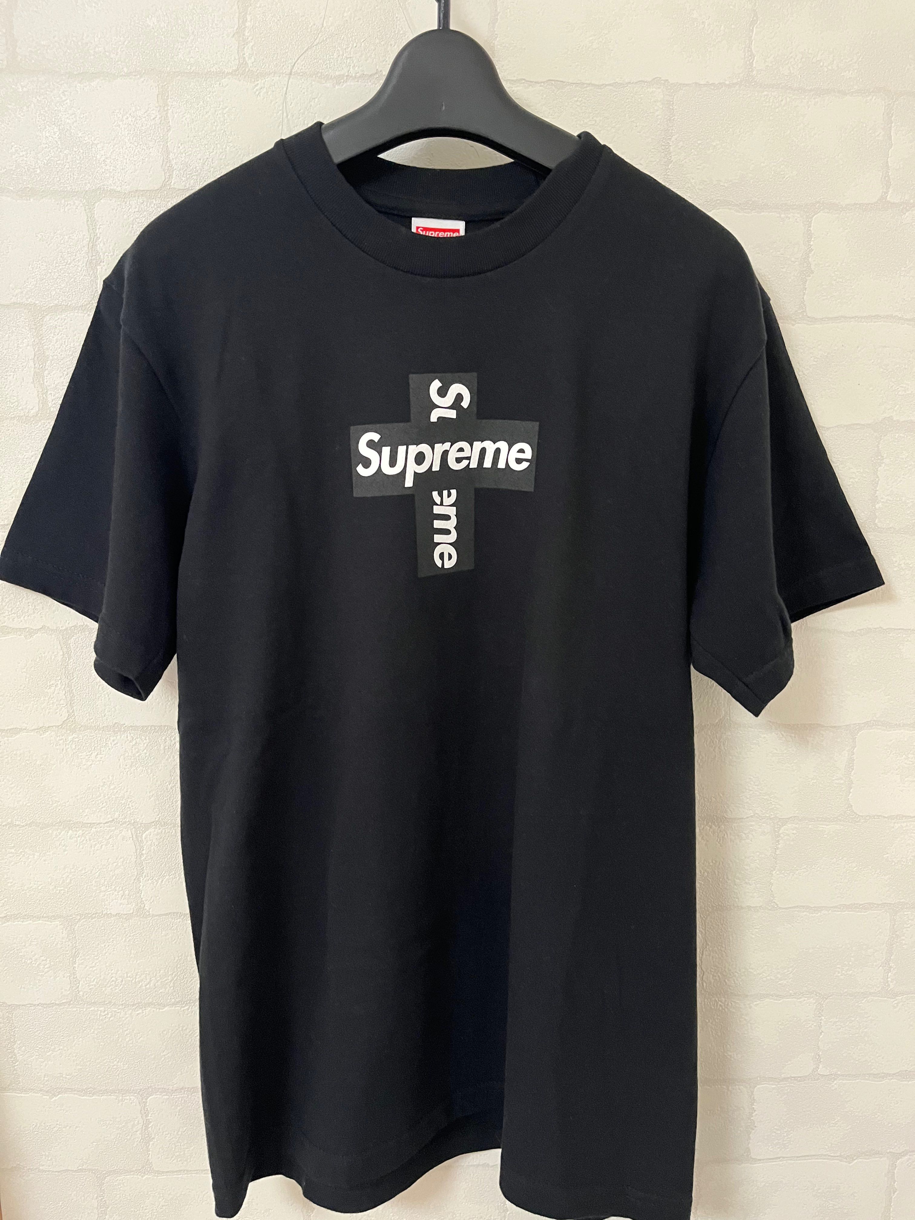 Supreme Cross Box Logo Tee "Black"