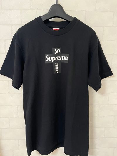 Supreme Cross Box Logo Tee "Black"