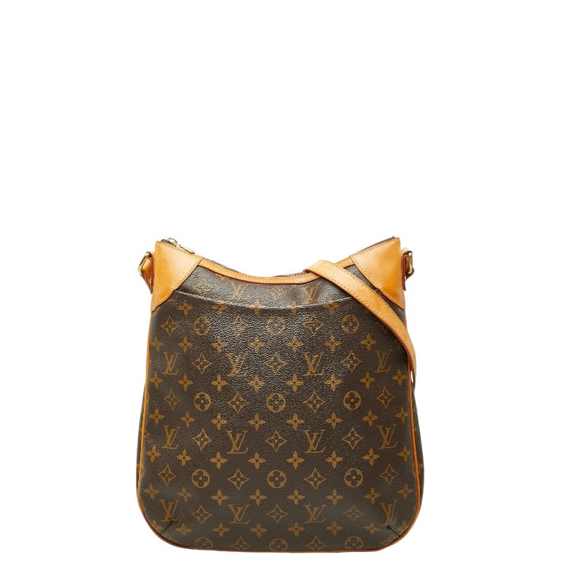 ルイ ヴィトン モノグラム オデオンMM 斜め掛け ショルダーバッグ M56389 ブラウン PVC レザー レディース LOUIS VUITTON 【中古】
