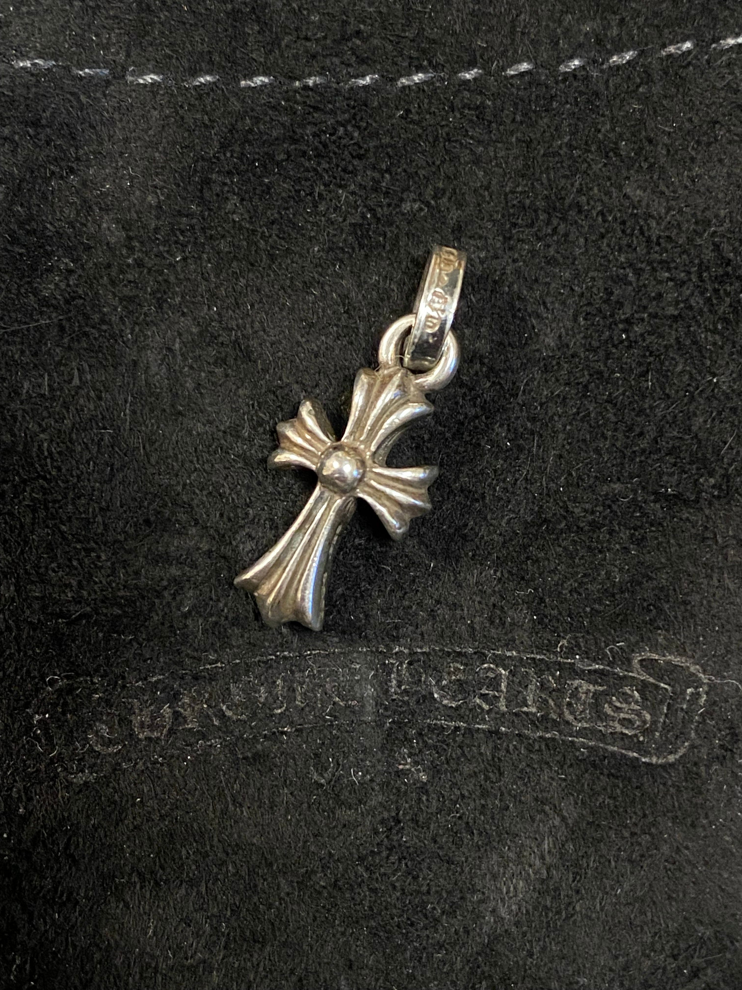Chrome Hearts CH Cross Baby Fat Charm "Silver"