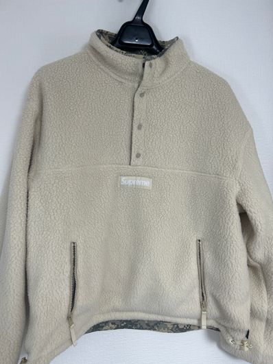 Supreme Polartec Shearling Reversible Pullover "Natural" (23FW)