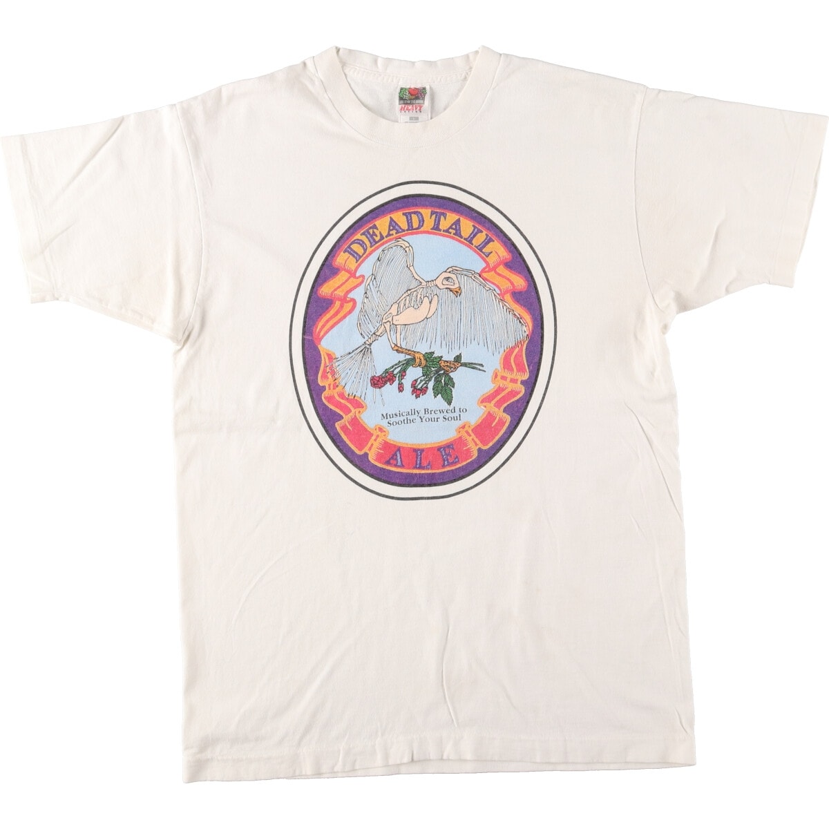 古着 90年代 フルーツオブザルーム FRUIT OF THE LOOM HEAVY cotton DEAD TAIL ALE デッドテールエール アドバタイジングTシャツ USA製 メンズL ヴィンテージ/eaa435509
