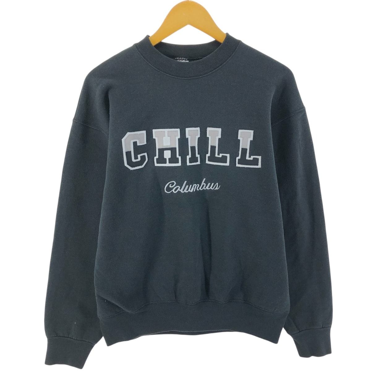 古着 90年代 フルーツオブザルーム FRUIT OF THE LOOM ECHL Columbus CHILL コロンバスチル スウェットシャツ トレーナー USA製 メンズL相当 ヴィンテージ/eaa526871
