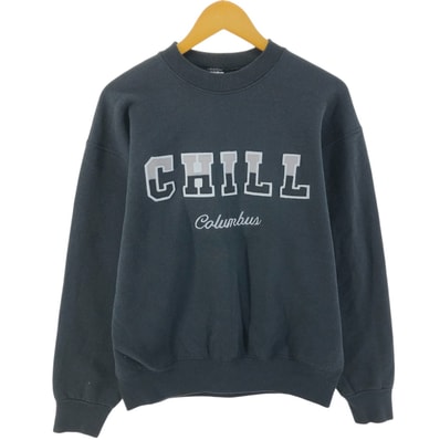 古着 90年代 フルーツオブザルーム FRUIT OF THE LOOM ECHL Columbus CHILL コロンバスチル スウェットシャツ トレーナー USA製 メンズL相当 ヴィンテージ/eaa526871