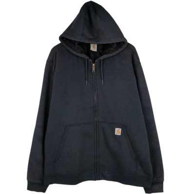 古着 カーハート Carhartt スウェットフルジップパーカー メンズXXL相当/eaa633045