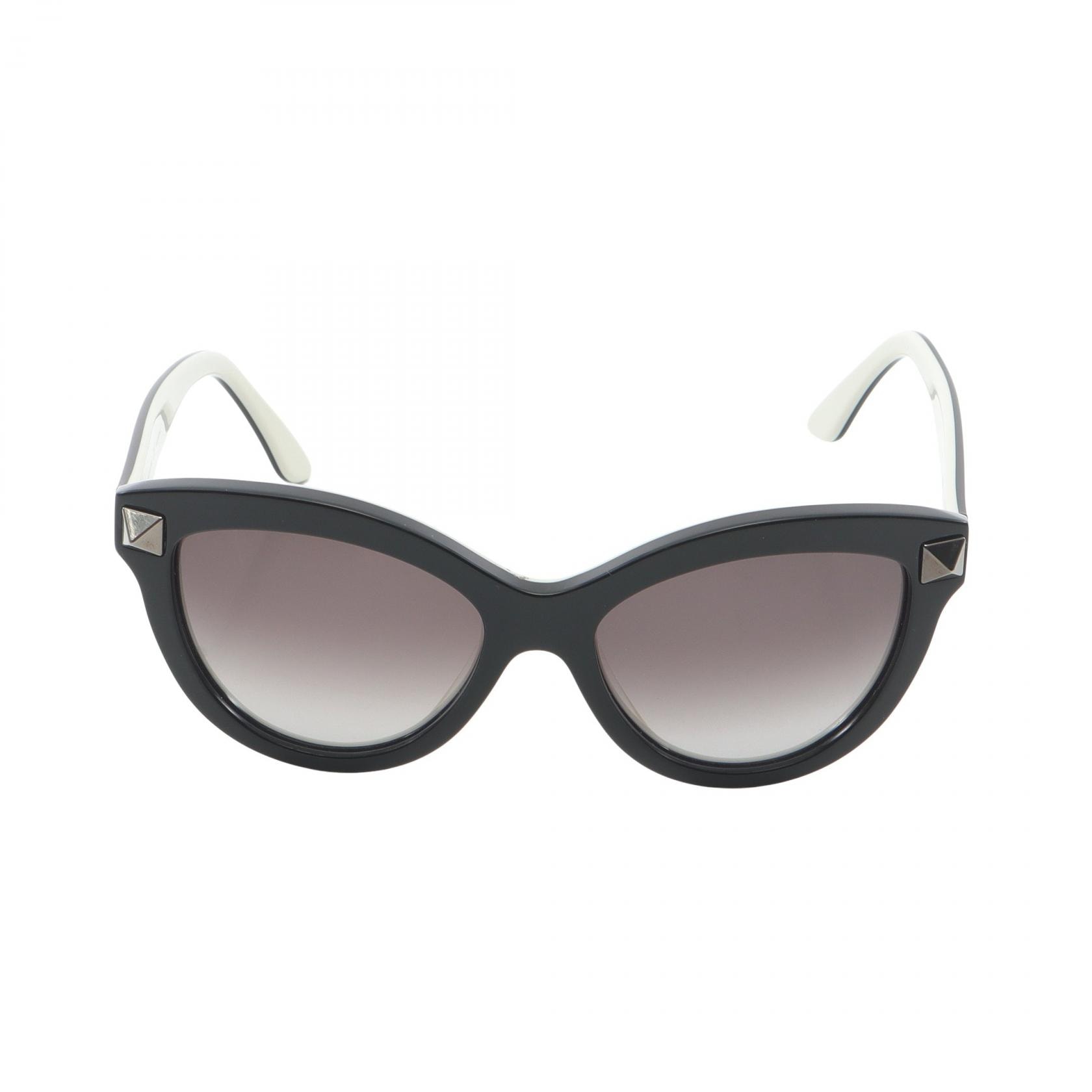 ヴァレンチノ Valentino サングラス 衣料品 プラスチック レディース ブラック系 【中古】