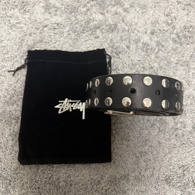 Stussy 8 Ball Studded Belt "Black"