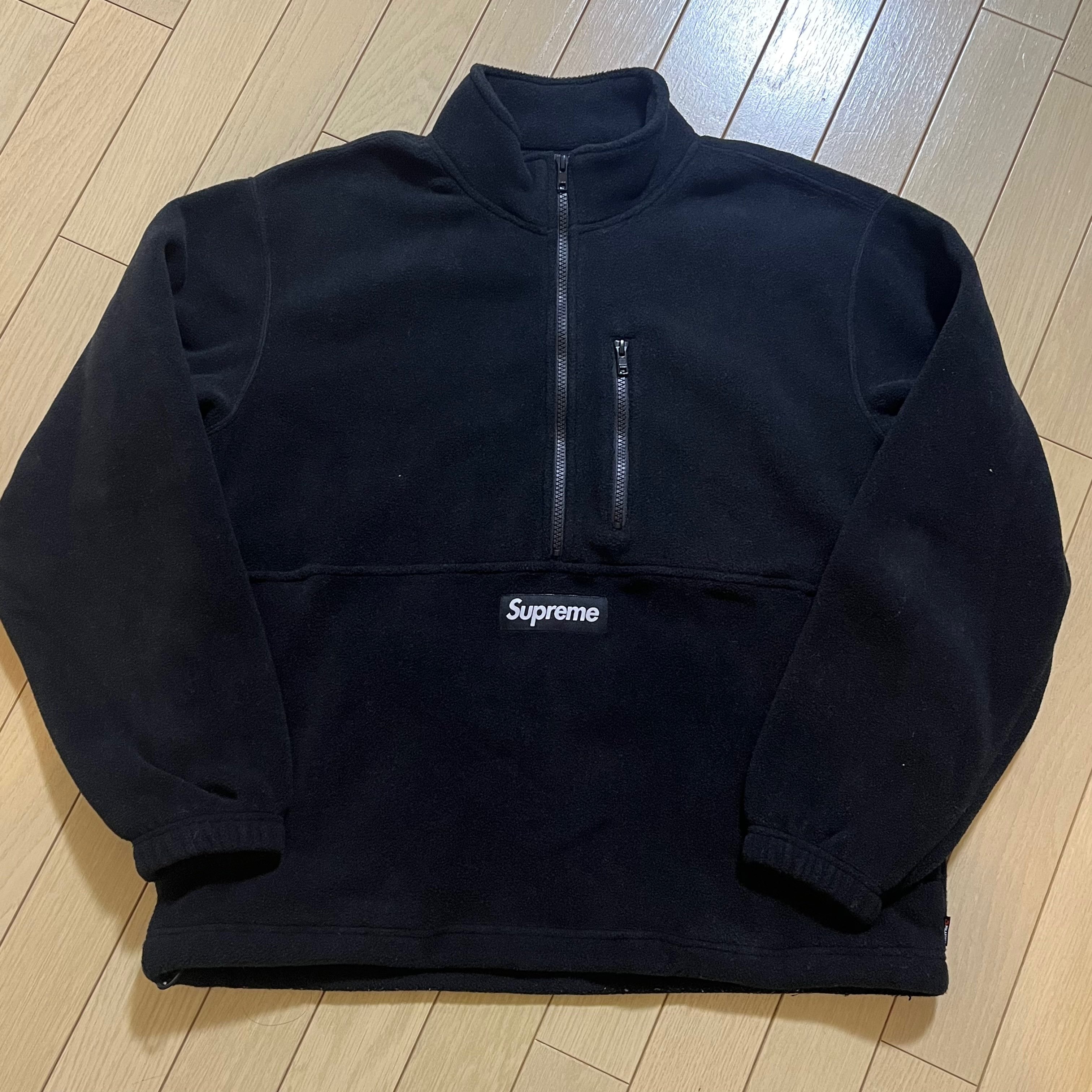 Supreme Polartec Half Zip Pullover "Black"