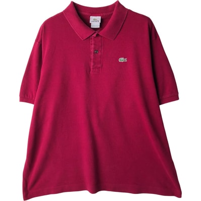 古着 ビッグサイズ ラコステ LACOSTE DESIGNED IN FRANCE 半袖 ポロシャツ 9 メンズXXXL相当/eaa615185