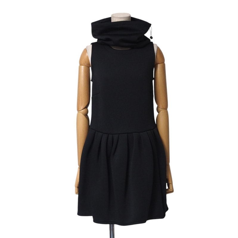 ■美品■MAX MARA マックスマーラ ワンピース サイズ36 ノースリーブワンピース スタンドカラー付け襟 ブランド古着【中古】20250109/RA2035