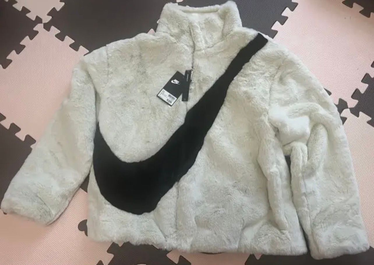Nike Fur Coat Big Swoosh