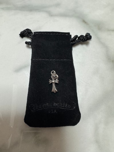 Chrome Hearts CH Cross Baby Fat Charm "Silver"