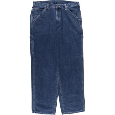 古着 リー Lee DUNGAREES デニムペインターパンツ メンズw36相当/eaa419591