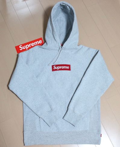 Supreme Box Logo Hooded Sweatshirt "Heather Grey" (16FW)