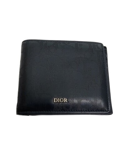 Dior Wallet Dior Oblique Galaxy Leather "Black"