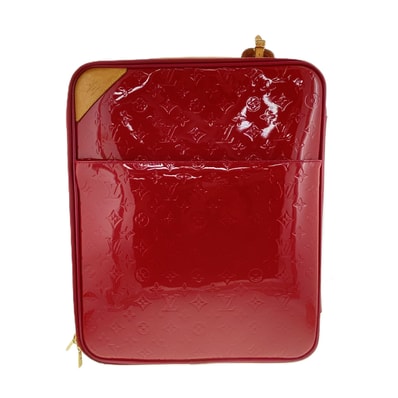 LOUIS VUITTON ルイ・ヴィトン ぺガス45 スーツケース M91278 ヴェルニ レッド 【中古】